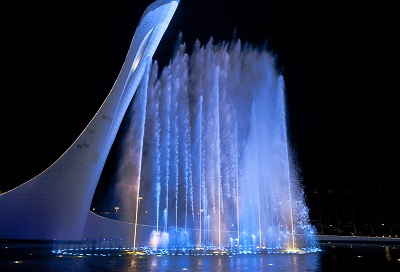 Олимпийский фонтан временно прекратит свою работу 