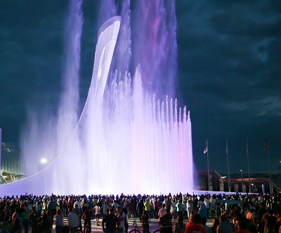 Олимпийский фонтан поменяет время работы