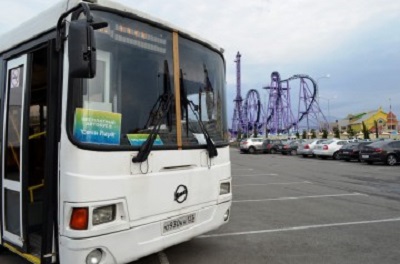 В Сочи Парк начали курсировать бесплатные автобусы