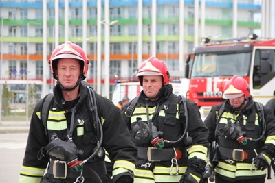 Спасатели и пожарные провели совместные учения в Олимпийском парке