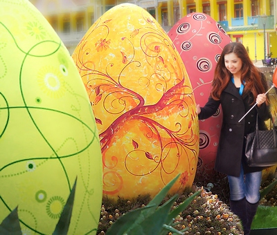 В «Сочи Парке» молодые художники распишут гигантские яйца