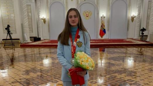 Сочинскую спортсменку Ирму Махиню наградили медалью «За заслуги перед Отечеством»
