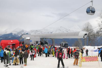 В сочинских горах зимой ожидают более миллиона туристов 
