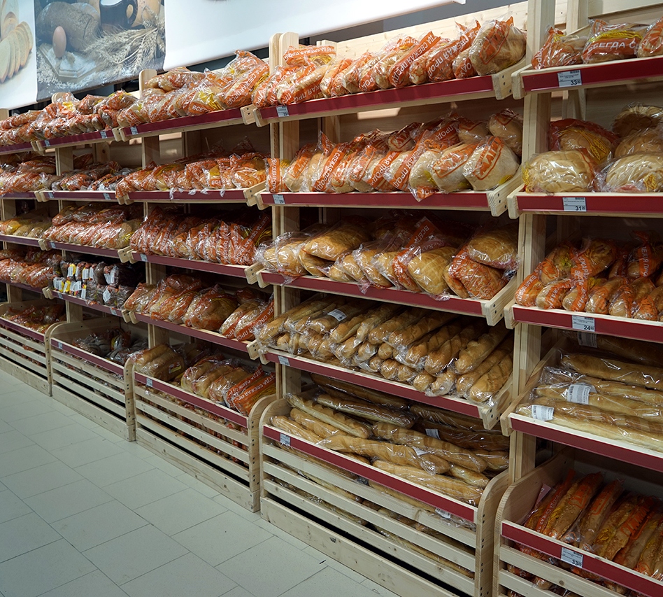 Хлеб в магазине