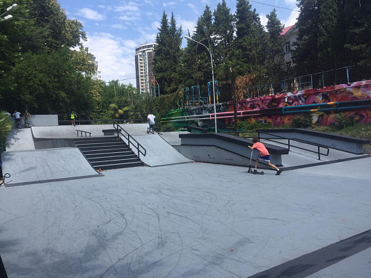 В Центральном районе Сочи отремонтируют скейт-парк «Вилла Вера»