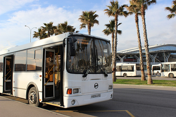 В Сочи из-за футбольного матча изменится движение автобусов