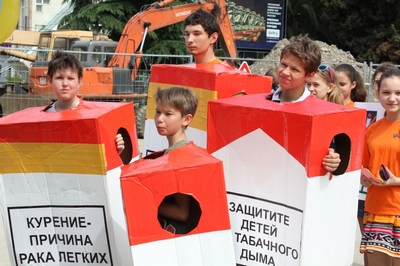 Антитабачное шествие вновь пройдет на улицах Сочи