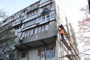 В доме на Чебрикова, 40 ведутся ремонтно-восстановительные работы