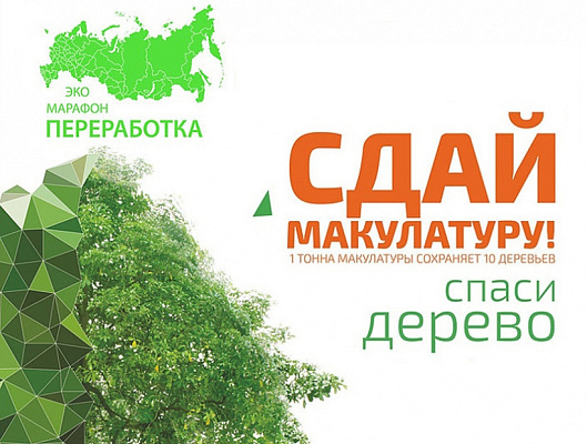 Сочинцы могут принять участие во всероссийском экологическом марафоне «Сдай макулатуру – спаси дерево»