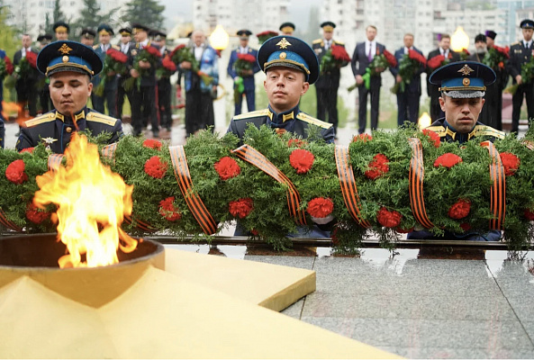 В Сочи проходят торжественные мероприятия, посвященные празднованию Дня Победы 