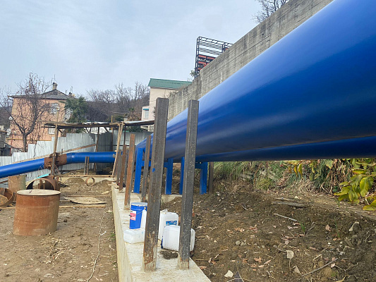 В Сочи реконструировали систему магистральных водоводов в Хостинском районе