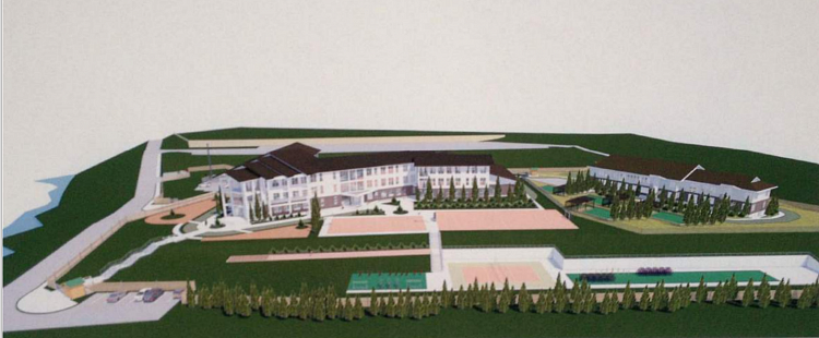 Строительство новой школы в Красной Поляне ведется строго по графику