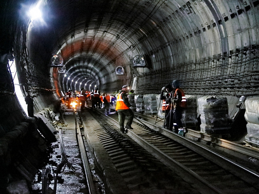 Капитальный ремонт железнодорожного тоннеля по направлению к Сочи завершён
