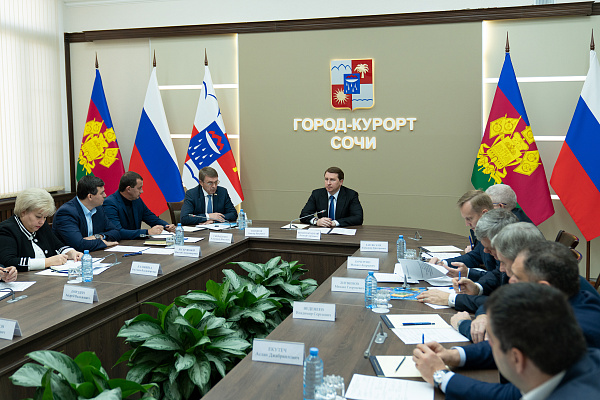 Глава Сочи Алексей Копайгородский обсудил с представителями предприятия «Газпром» стратегию газификации и догазификации курорта 
