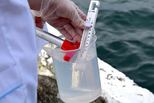 Специалисты Роспотребнадзора проверяют качество морской воды в Сочи